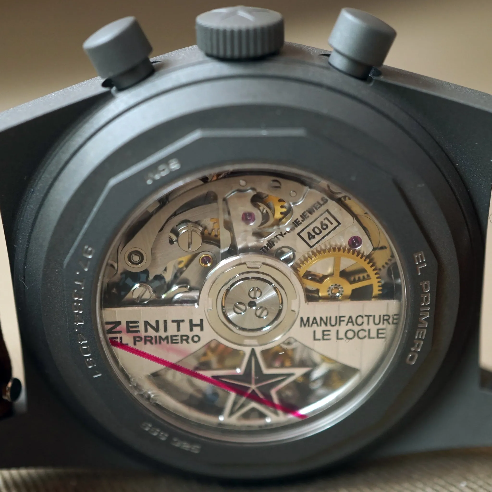 2021 ZENITH CHRONOMASTER REVIVAL SHADOW CHRNOGRAPH WATCH