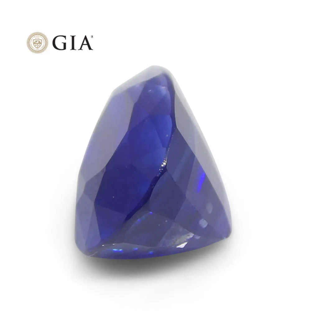3.88ct Pear Royal Blue Sapphire GIA Certified Sri Lanka