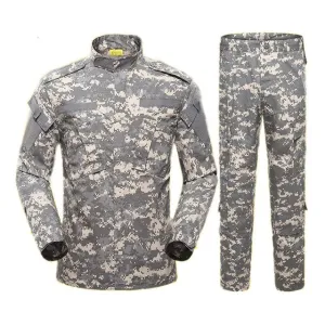 5Color Men Army Military Uniform Tactical Suit ACU Special Forces Combat Shirt Coat Pant Set Camouflage Militar Soldier Clothes