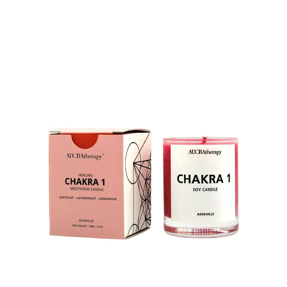 Adoratherapy Root Chakra Meditation Candle