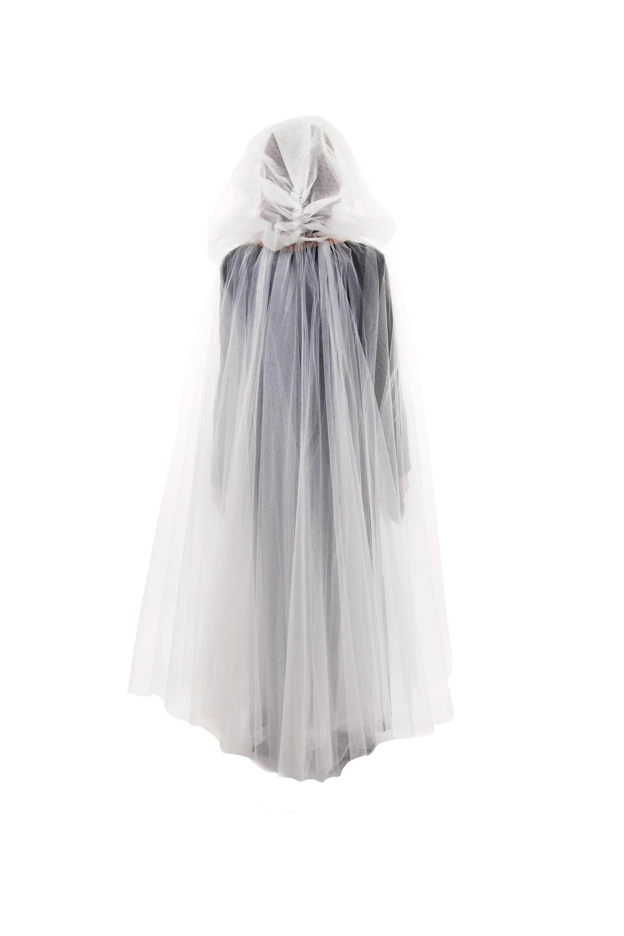 Adult Ivory Tulle Cloak - Out of Stock (Available for Backorder)