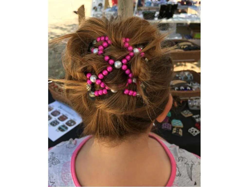 African Butterfly Chameleon Hair Comb - Dupla Black 51