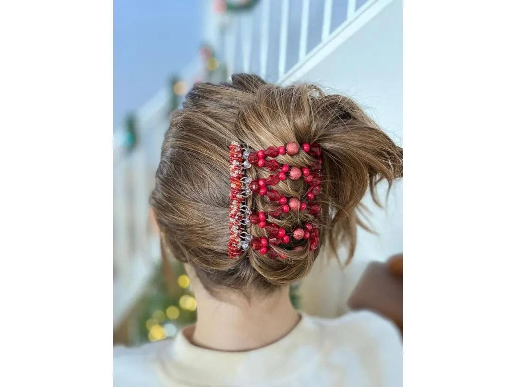 African Butterfly Wire Hair Clip - 9 Tong 607