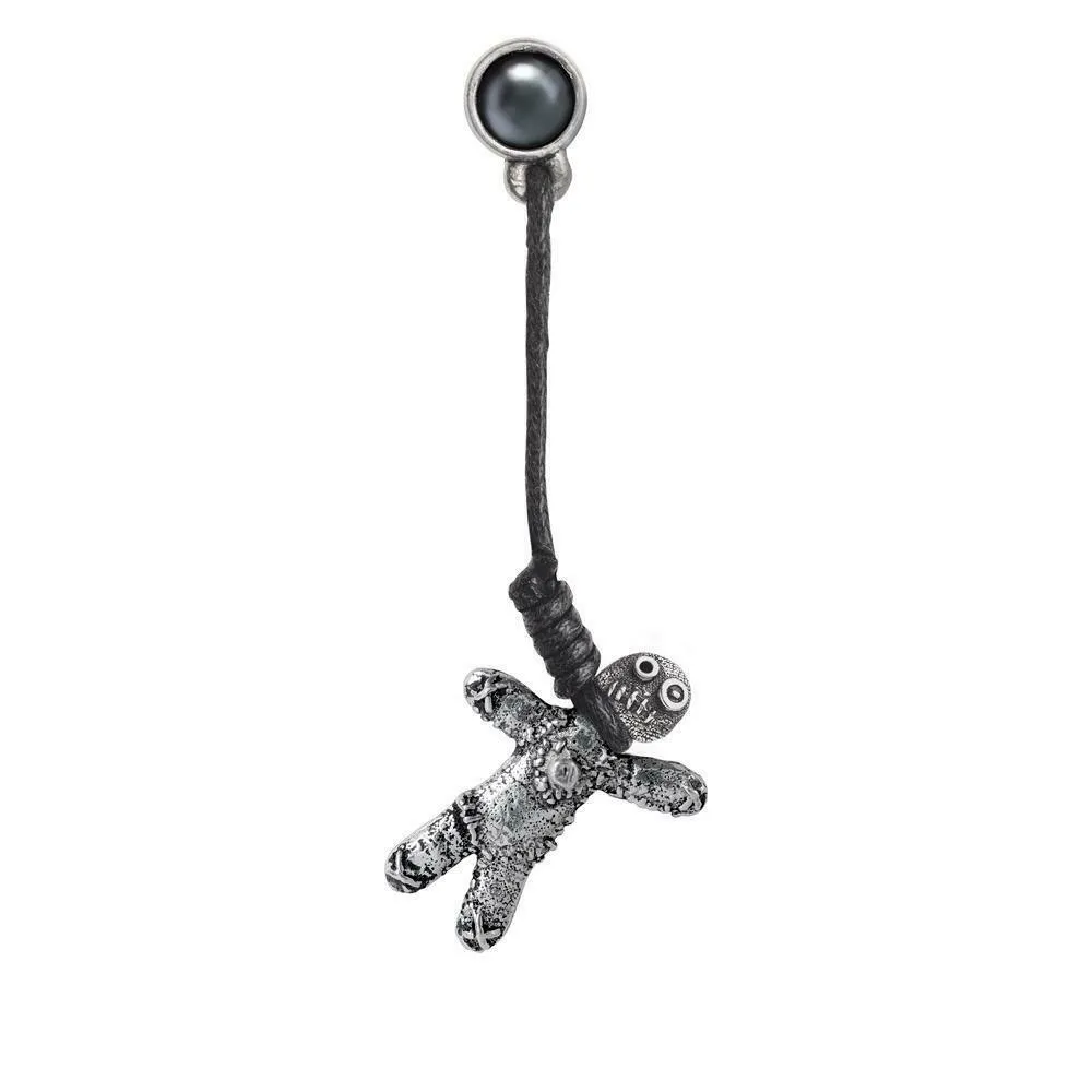 Alchemy Gothic E408  Voodoo Doll Earring