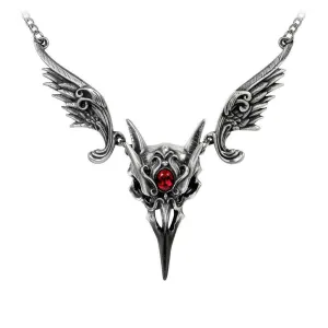 Alchemy Gothic P798  Masque Of The Black Rose Necklace
