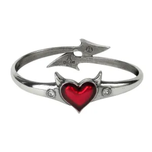 Alchemy Gothic ULFA6  Devil Heart Bangle