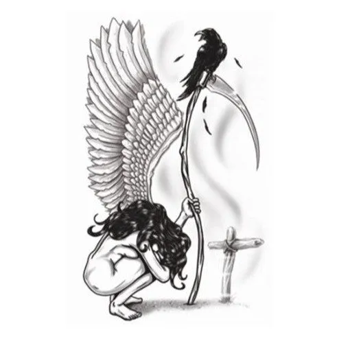 Angel of Death - Gothic Tattoo