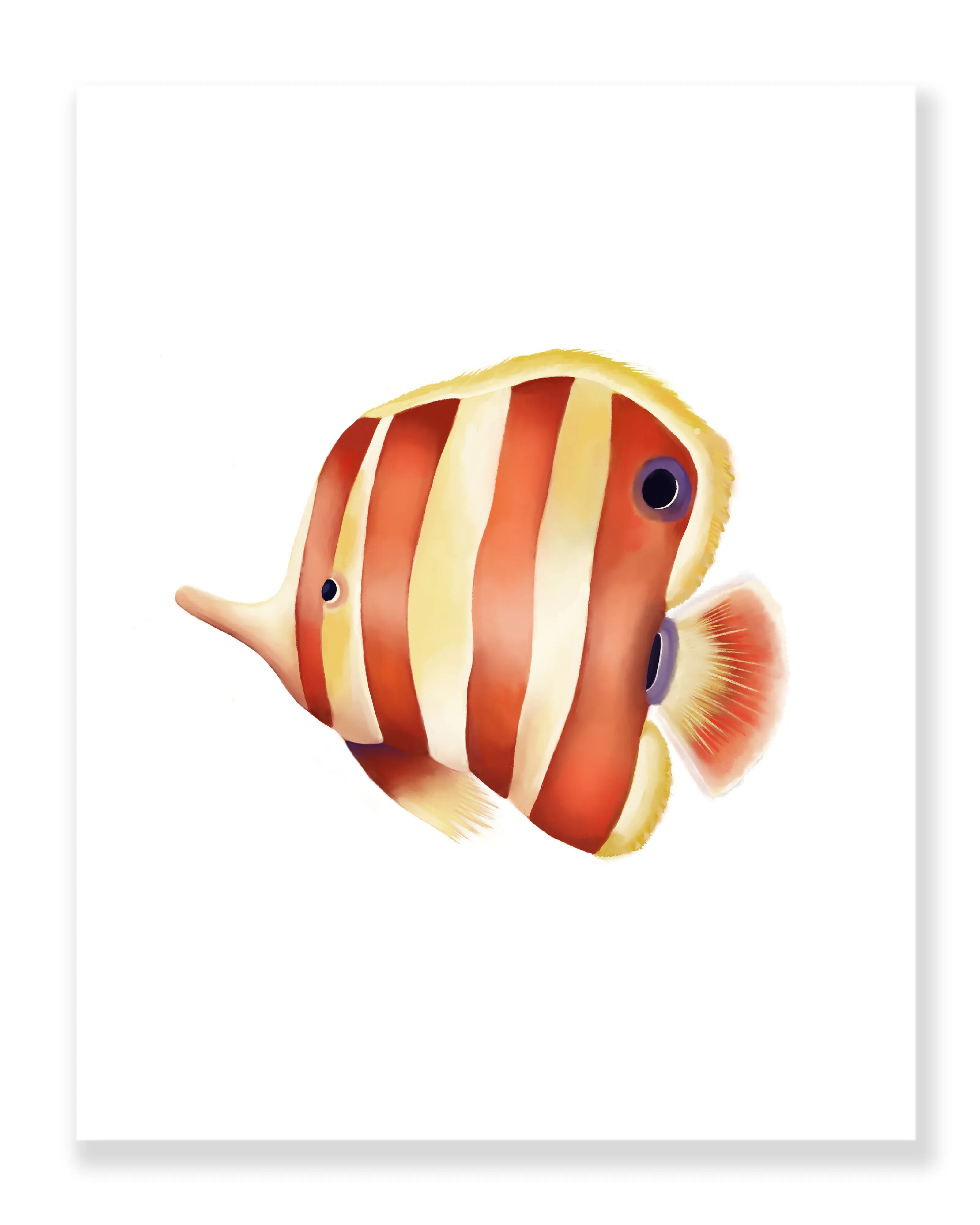 Angelfish Nursery Print