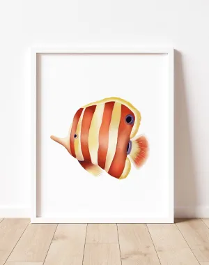 Angelfish Nursery Print