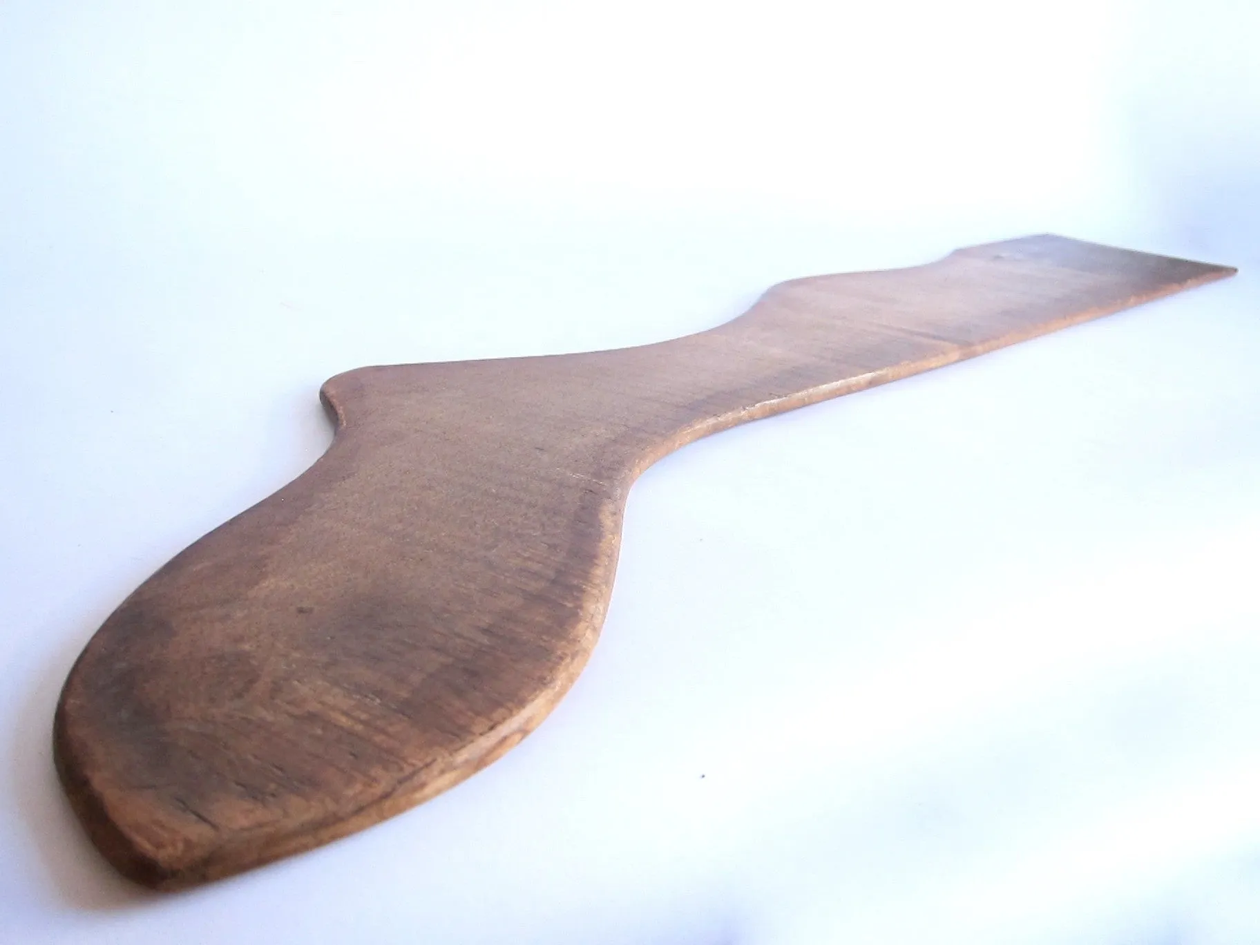 Antique Primitive Saffro Wooden Sock Form
