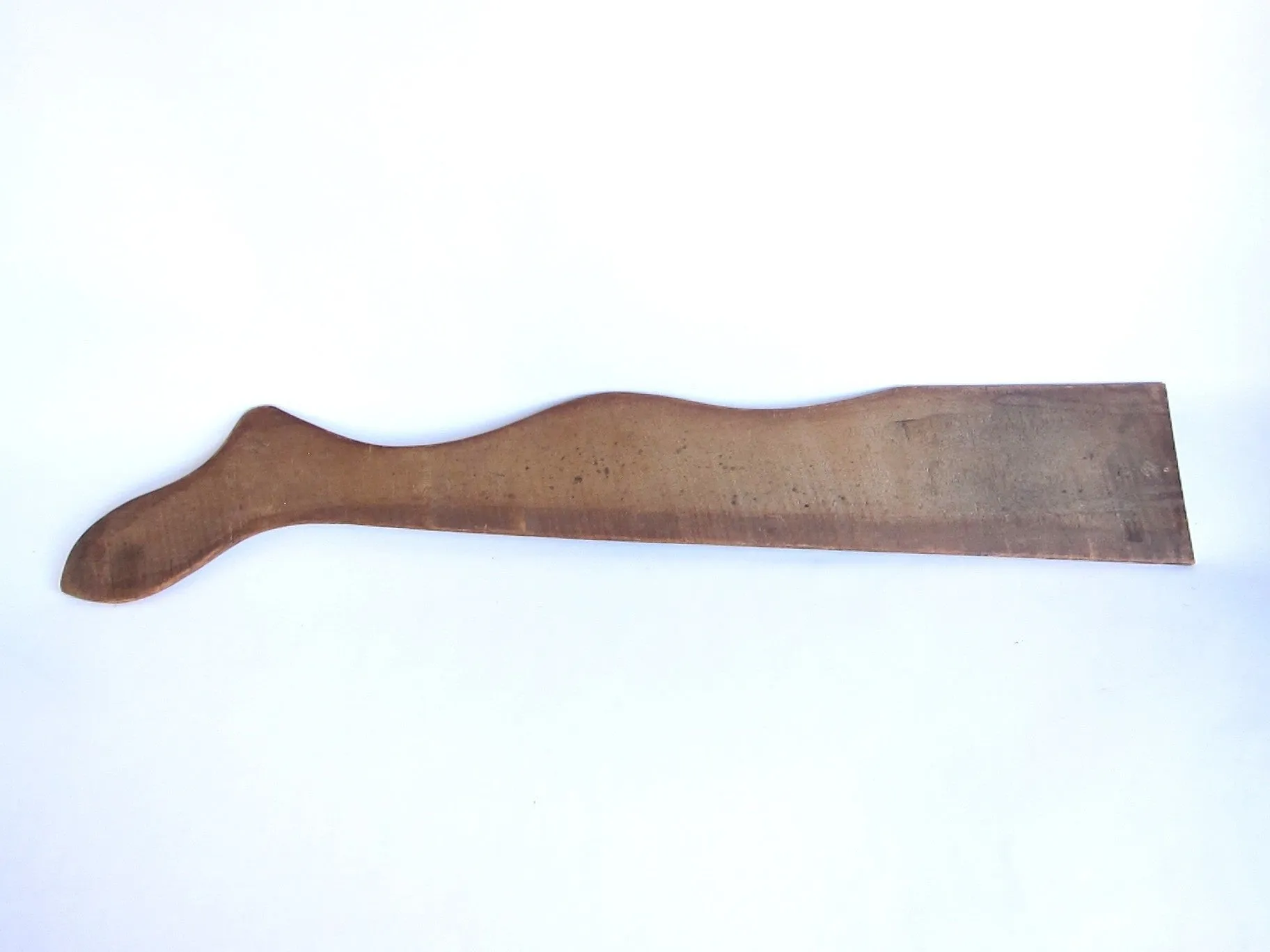 Antique Primitive Saffro Wooden Sock Form