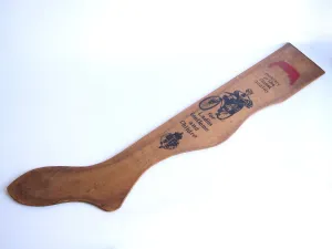 Antique Primitive Saffro Wooden Sock Form