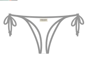 Arctic White Side-Tie Bottom