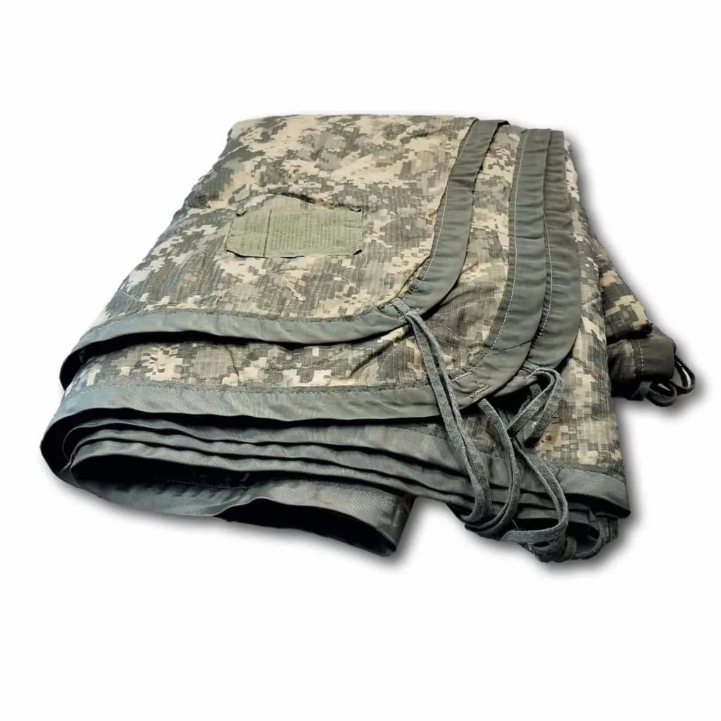 Authentic Military Woobie / Poncho Liner in ACU/UCP Camouflage Pattern
