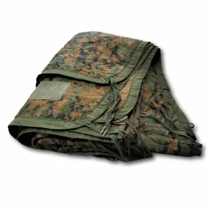 Authentic Military Woobie / Poncho Liner in MARPAT Marine Camouflage Pattern