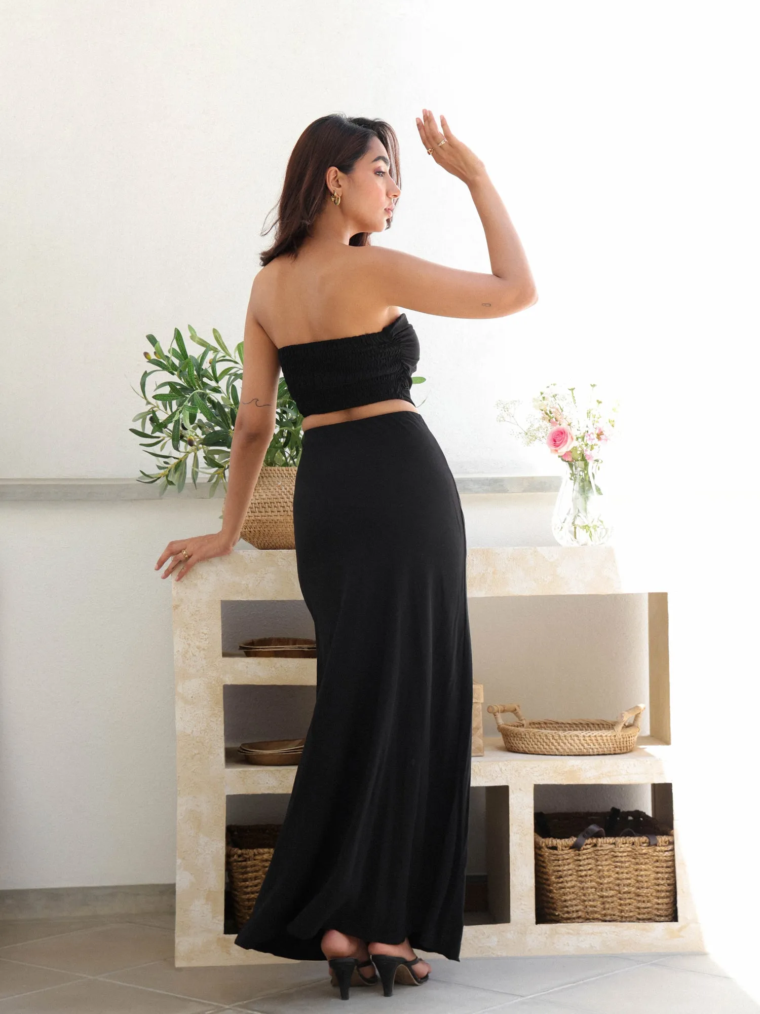 Back Smock Tube Top