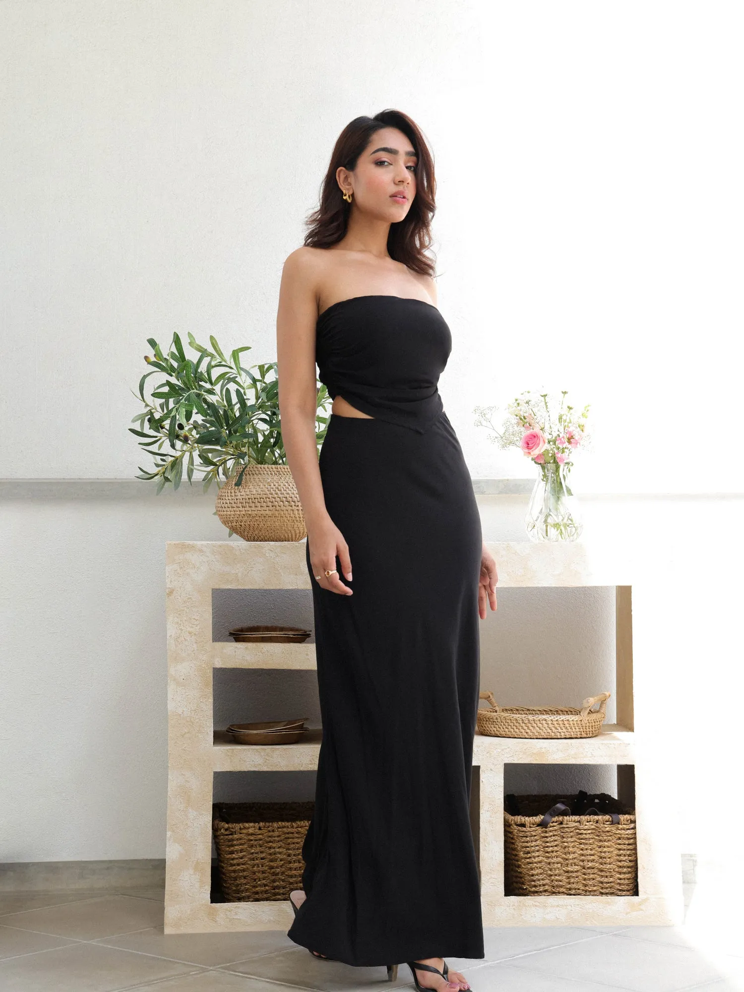 Back Smock Tube Top