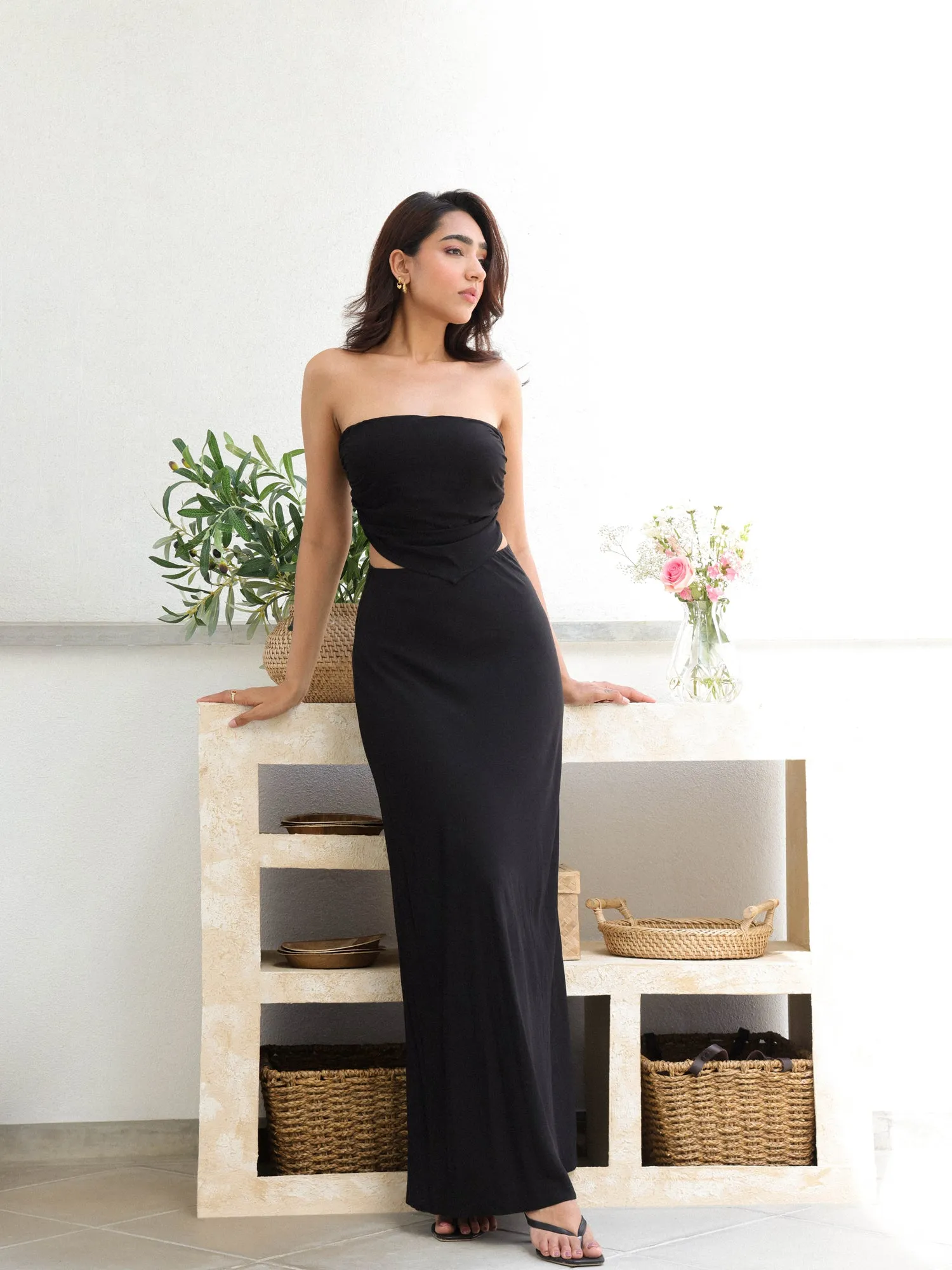 Back Smock Tube Top
