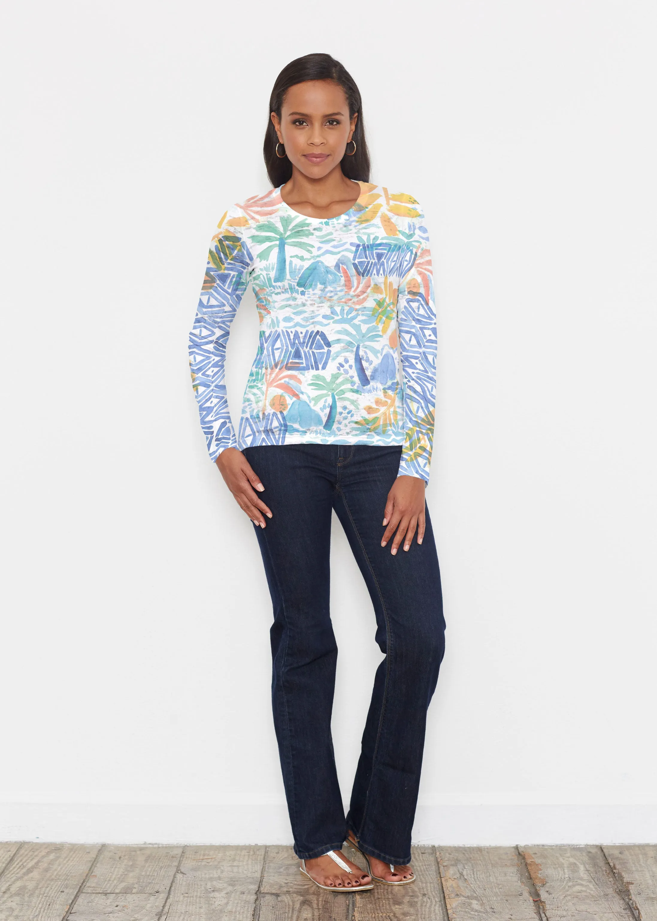 Bahama Mama (17256) ~ Signature Long Sleeve Crew Shirt