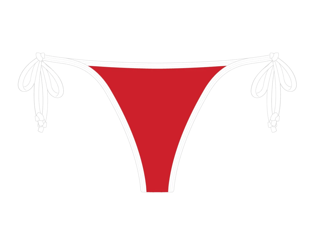 Bay Red Side-Tie Bottom