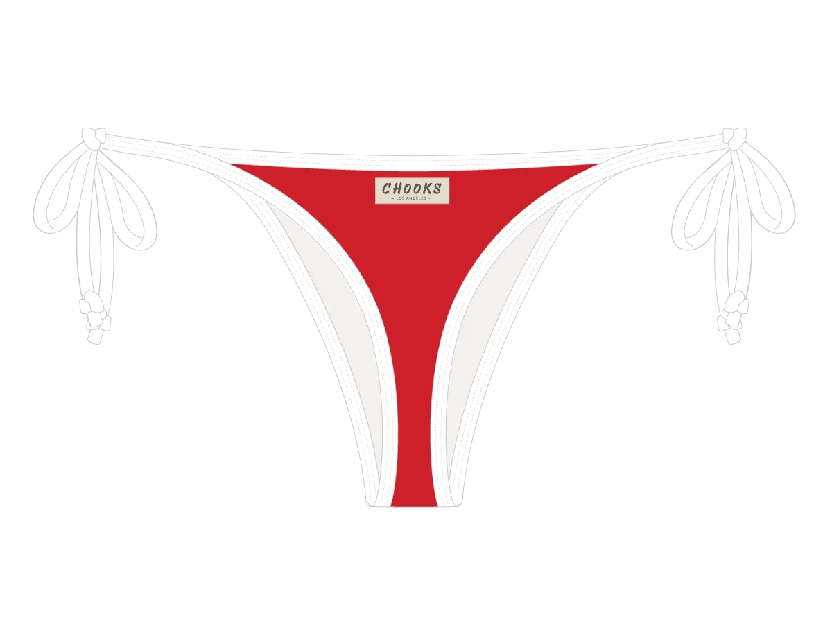 Bay Red Side-Tie Bottom