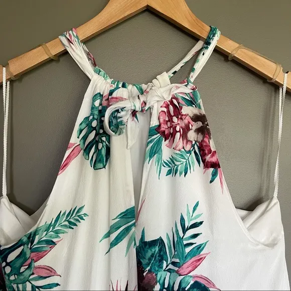 BB Dakota Harlet Trapeze Dress Orchid Jungle Print