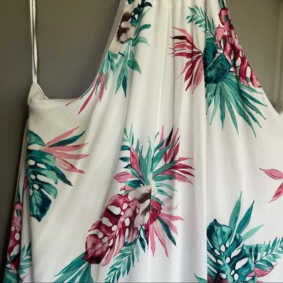 BB Dakota Harlet Trapeze Dress Orchid Jungle Print