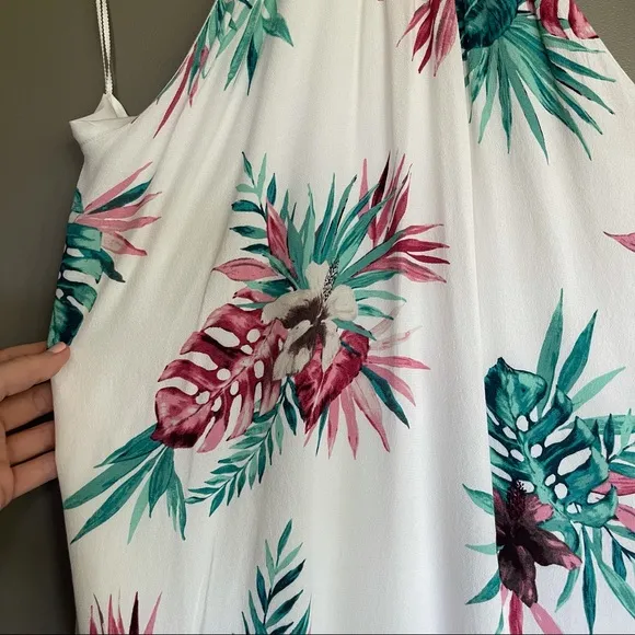BB Dakota Harlet Trapeze Dress Orchid Jungle Print