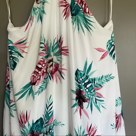 BB Dakota Harlet Trapeze Dress Orchid Jungle Print