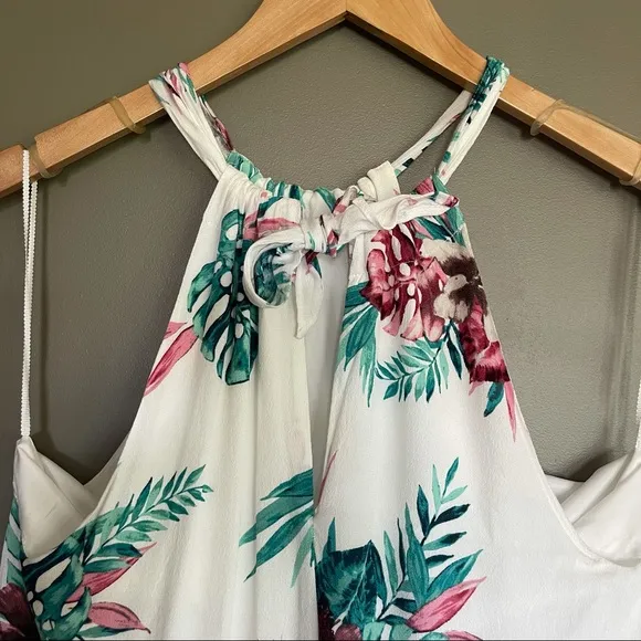 BB Dakota Harlet Trapeze Dress Orchid Jungle Print