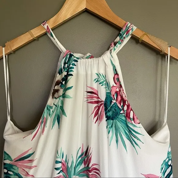 BB Dakota Harlet Trapeze Dress Orchid Jungle Print