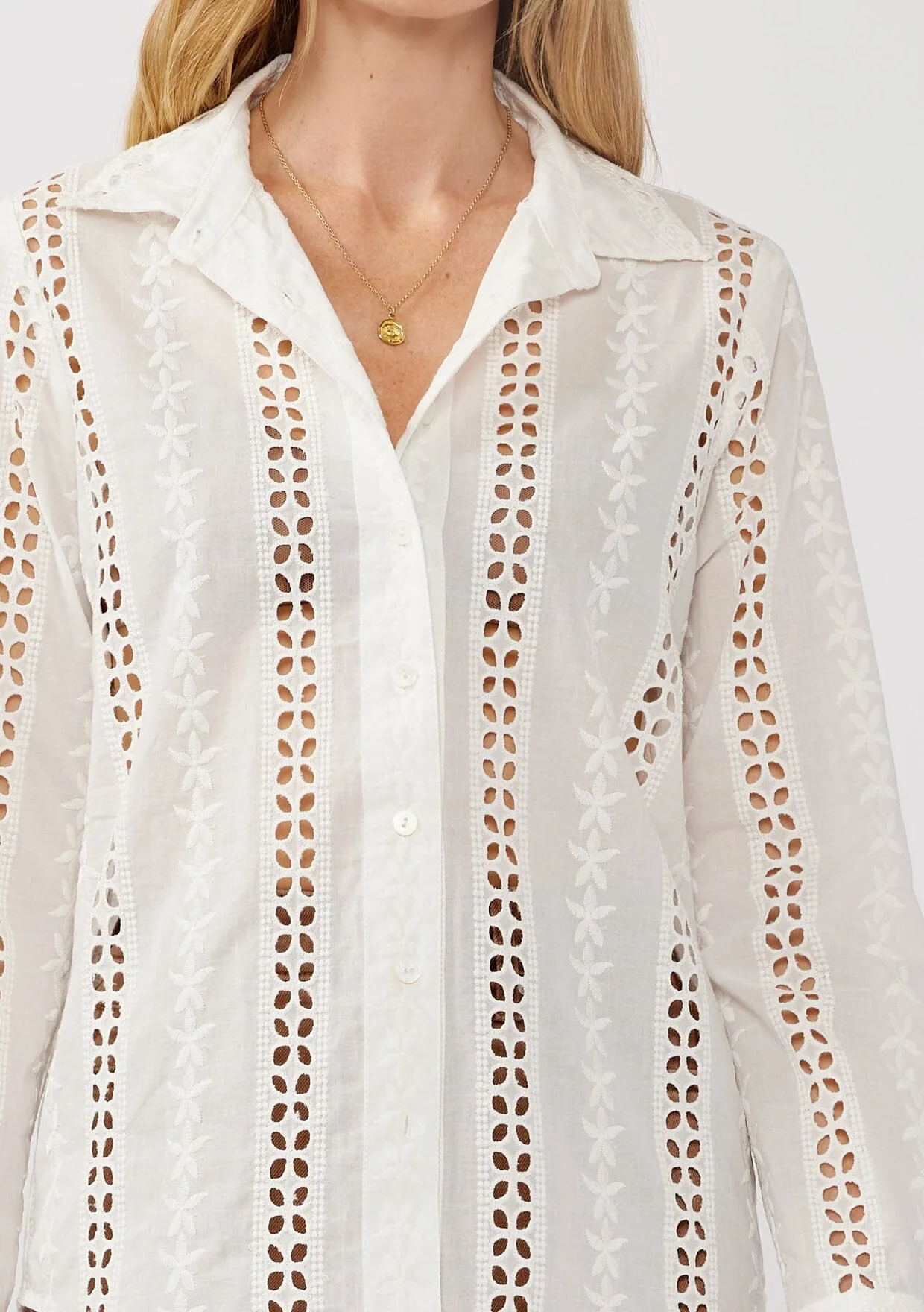 Beachfront Eyelet Shirt