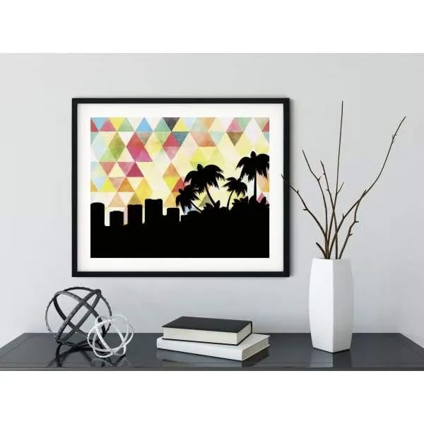 Bermuda geometric skyline