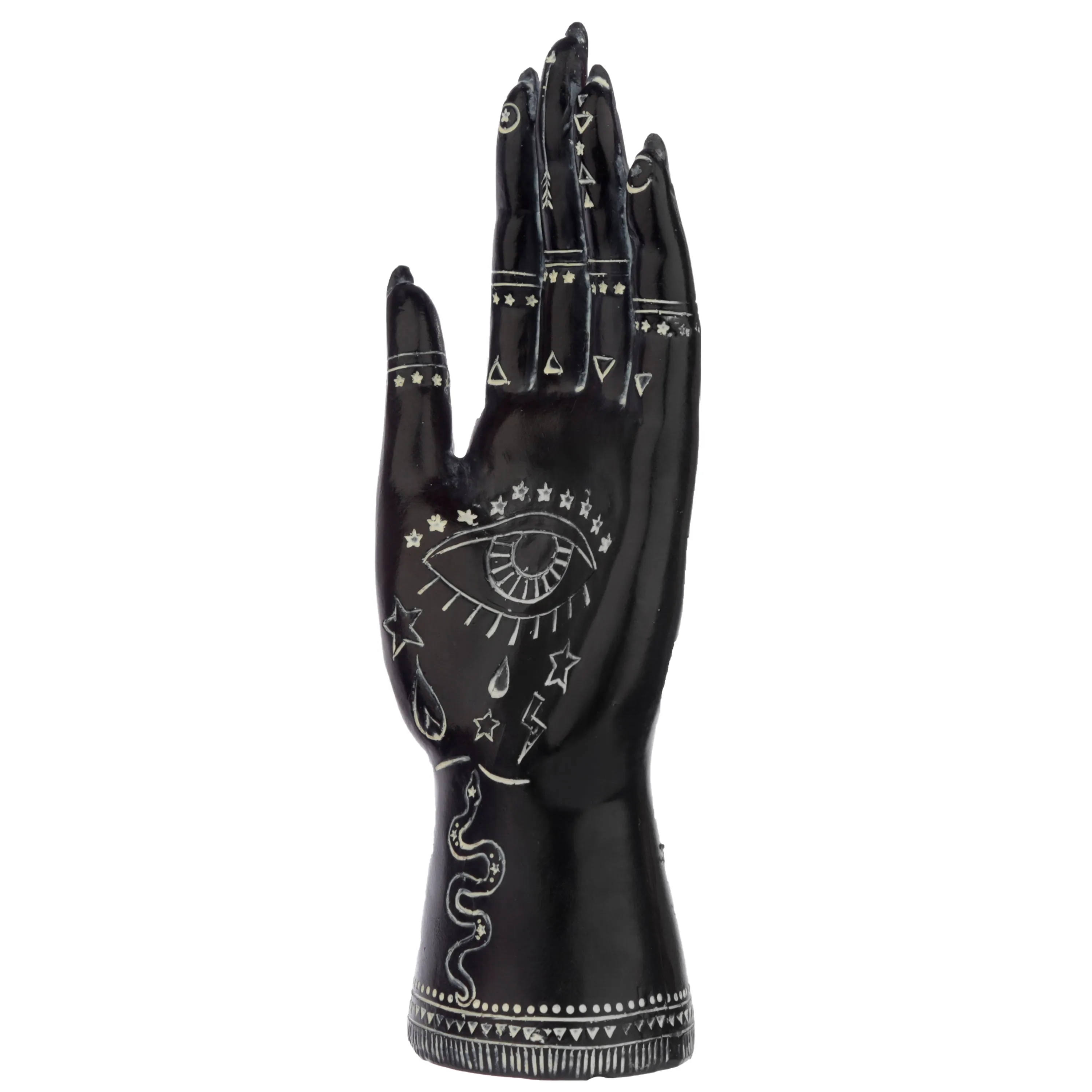 Black and White Mantric Hand Small
