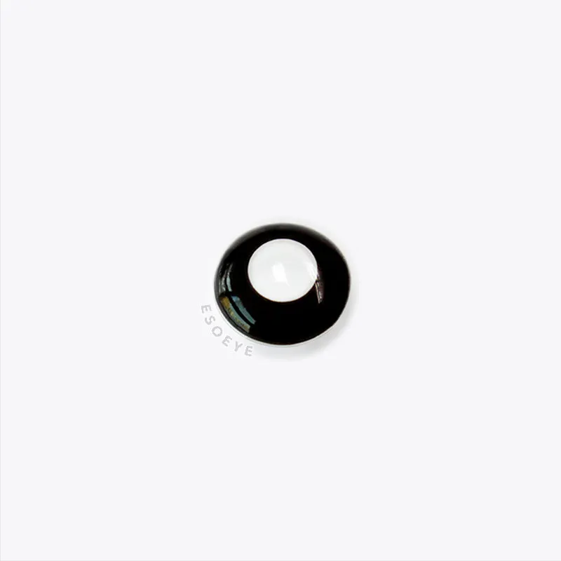Black Block Crazy Contact Lenses Yearly