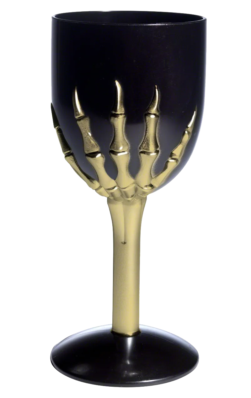 Black Gothic Wine Glass