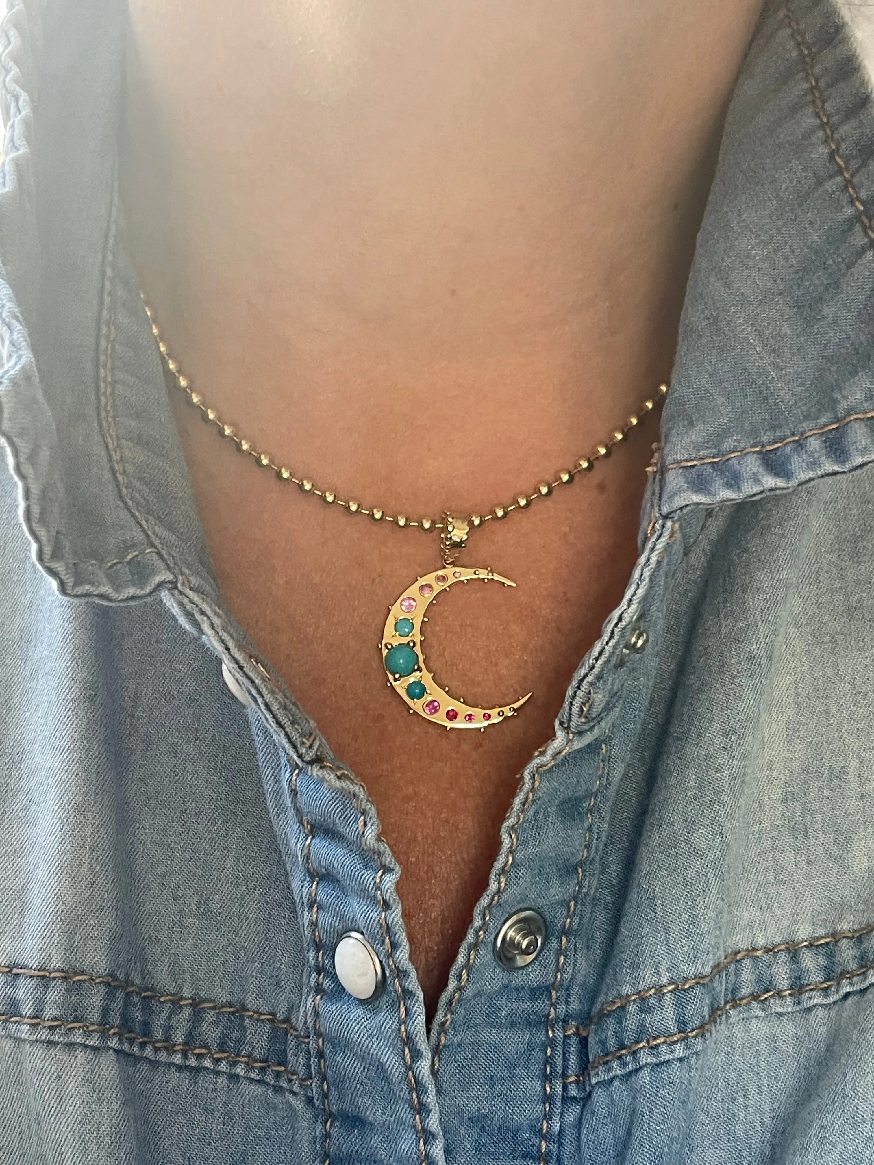 BOHEME GRANDE LUNE CRESCENT CHARM