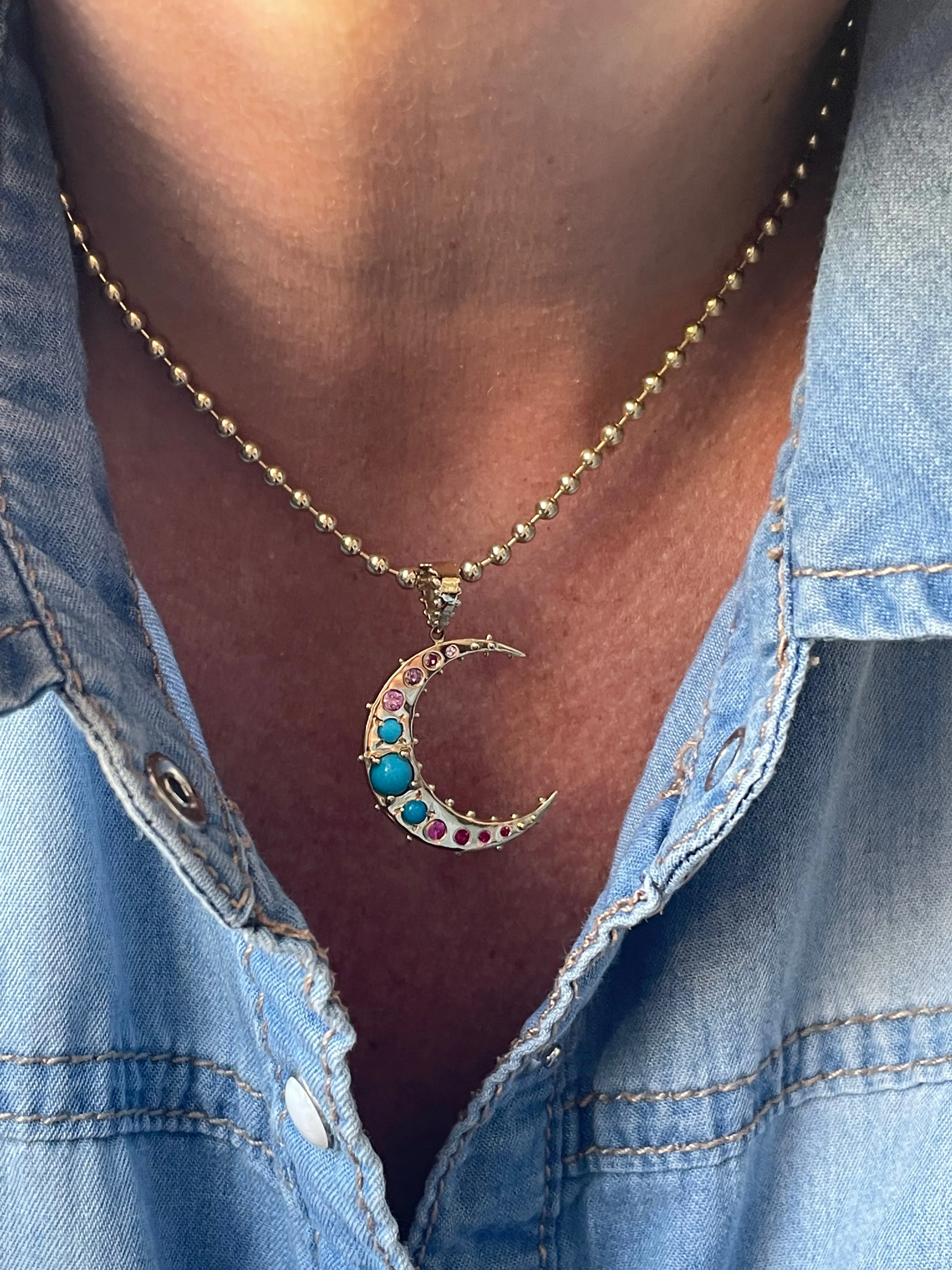 BOHEME GRANDE LUNE CRESCENT CHARM