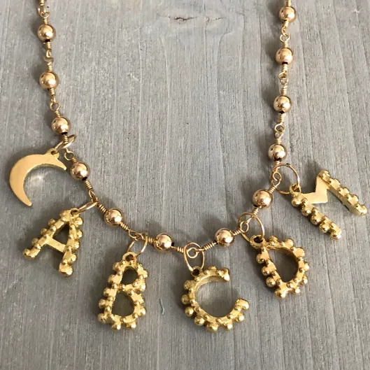 BOHEME "F" INITIAL CHARM rts