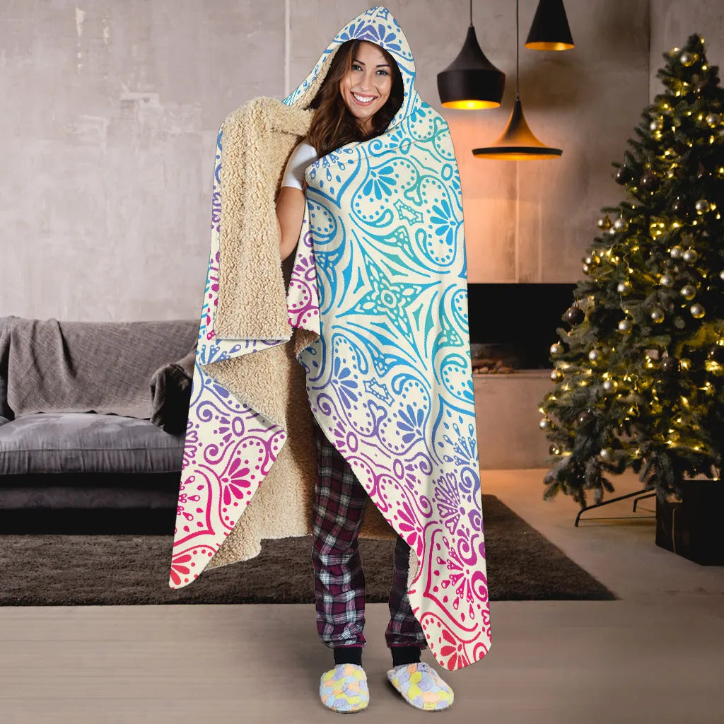 Bohemian Blue Hooded Blankets - $79.99 - 89.99