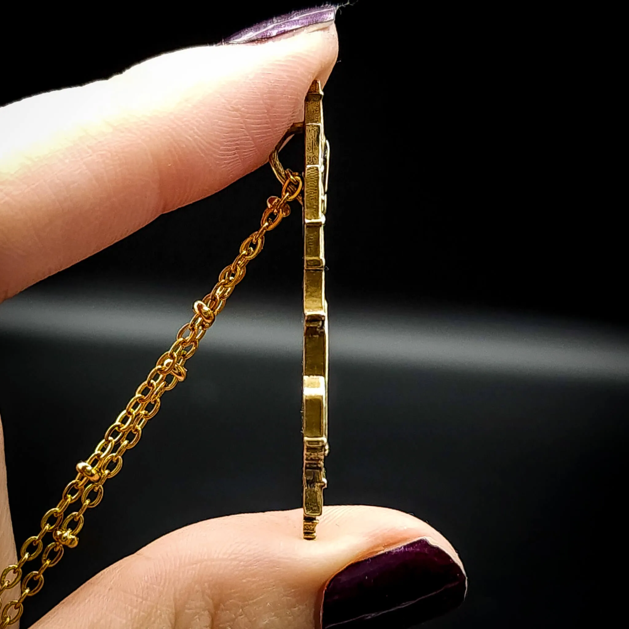 Brass Midnight Cathedral Necklace
