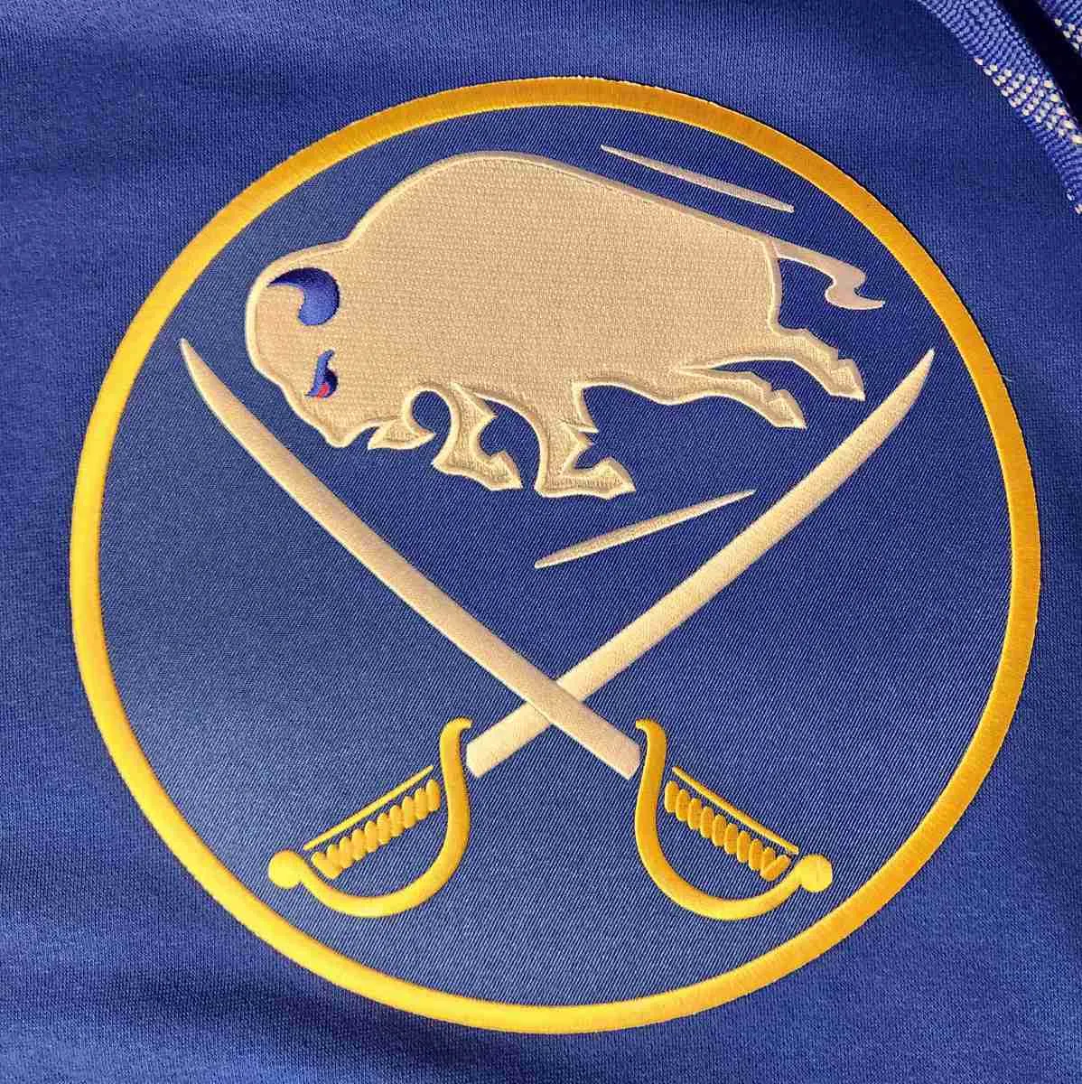 Buffalo Sabres Embroidered Crest Hoodie Royal