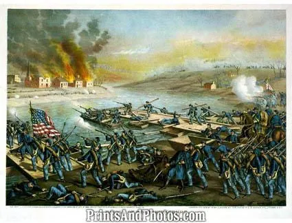 CIVIL WAR Battle Fredericksburg Army Print 3230