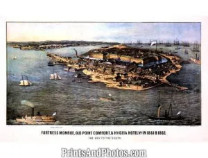 CIVIL WAR Fortress Monroe  3236
