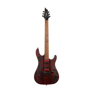 Cort KX300-EBR Electric Guitar, Etched Black Red
