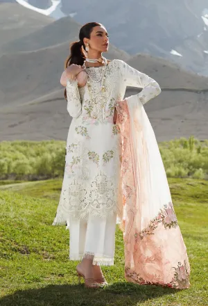 Crimson Luxury Lawn Embroidered Collection Unstitched Summer in the Meadows - D1 A