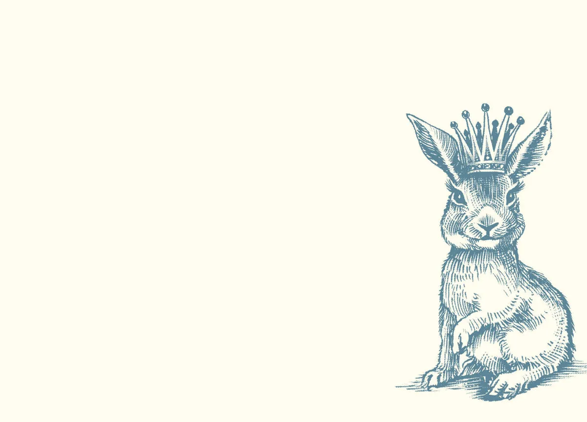Customizable Royal Bunny A6 Notes