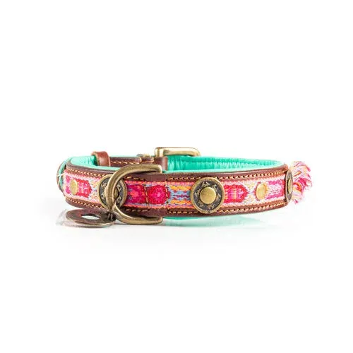 Dog with a Mission -BOHO Rosa Dog Collar
