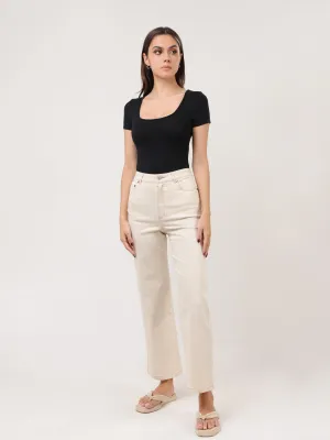 Donna Squre Neck Body Suit