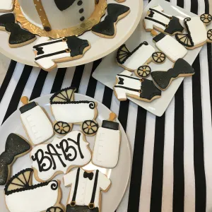 Dozen 'Little Man' Baby Cookies